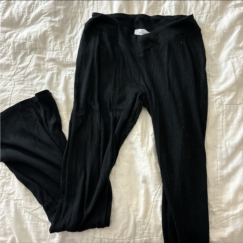 Target Flare ribbed leggings